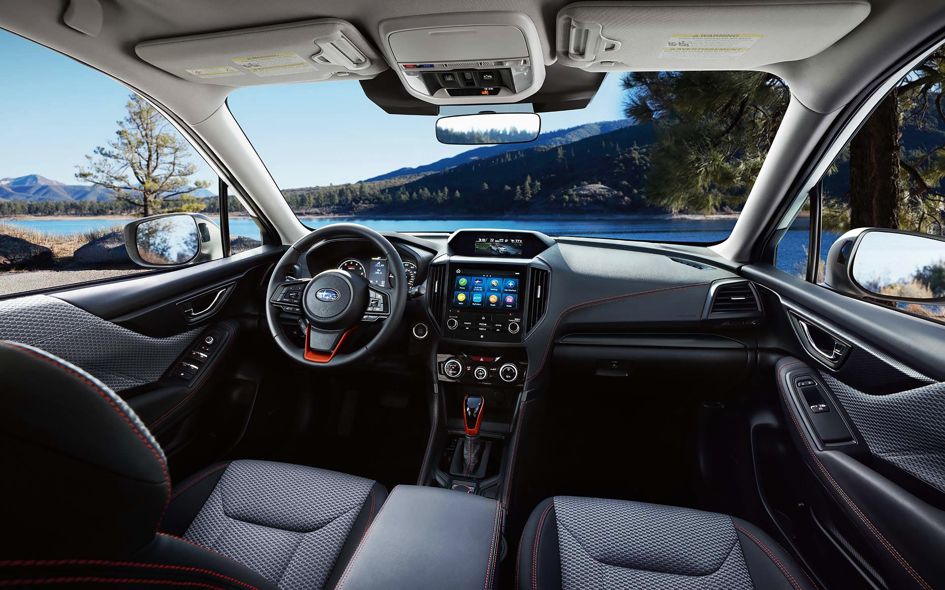 The interior and front dash of the 2022 Forester. | Five Star Subaru in Grapevine TX