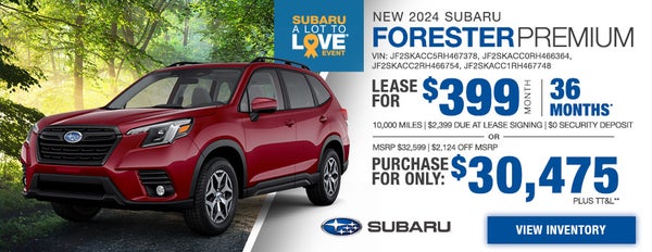 New 2024 Subaru Forester Premium